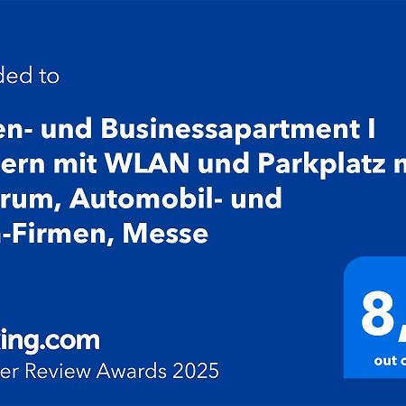 Ferien- Und Businessapartment I Modern Mit Wlan Und Parkplatz Nahe Zentrum, Automobil- Und Tech-Firmen, Messe Реннинген Экстерьер фото